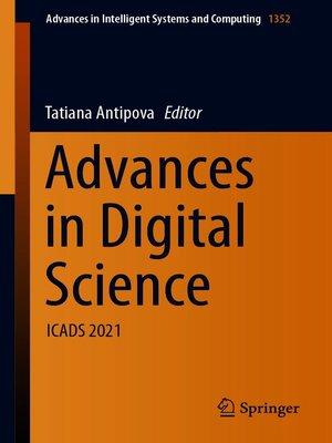 cover image of Advances in Digital Science